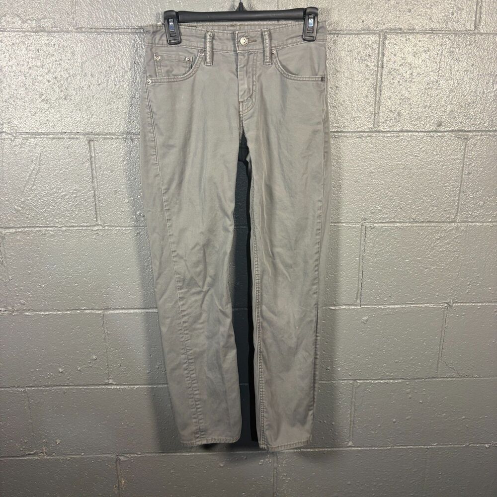 Levis 511 Slim Fit Grey Jeans Mens 28x30 Stretch Denim Waterless